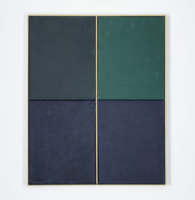 purple and green wax monochromes