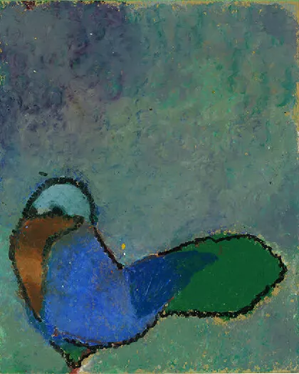 bird and tulip drawing