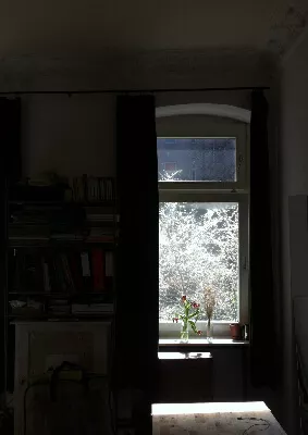 berlin apartment in spring