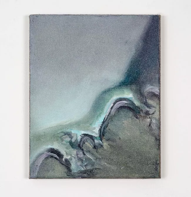 two paintings of material