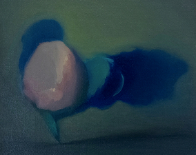 rose brooch painting